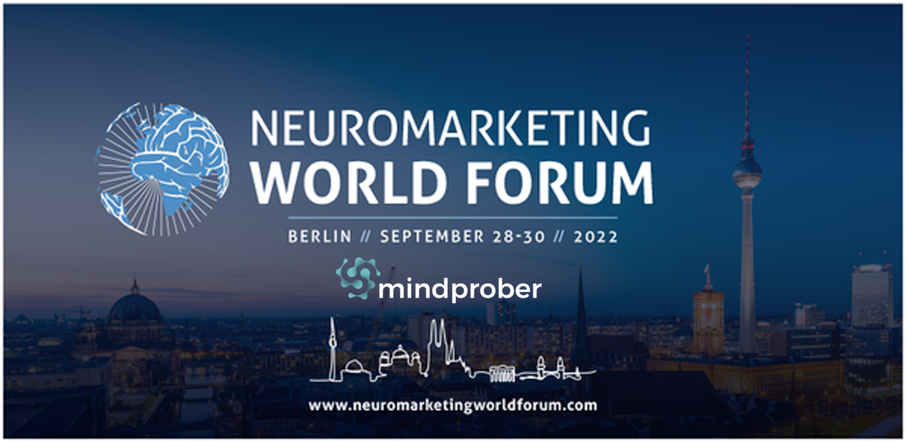 MindProber is sponsoring the Neuromarketing World Forum in Berlin, 28-30 September